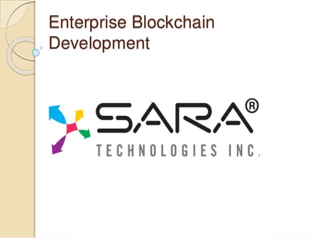 Enterprise Blockchain
Development
 