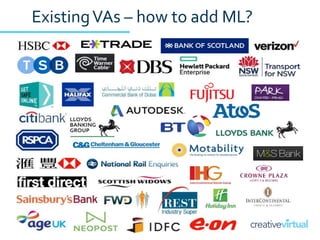 ExistingVAs – how to add ML?
 