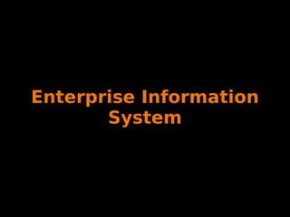 Enterprise Information System 