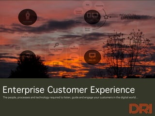 CUSTOMER




Enterprise Customer Experience
The people, processes and technology required to listen, guide and engage your customers in the digital world…
 