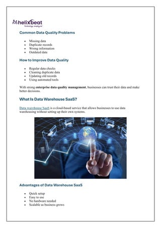 Data as a Service for Smart Business Growth | PDF