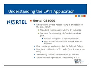 E911 Service Enterprise E911 | PDF