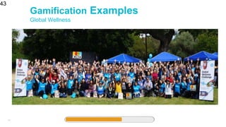 43
43
Gamification Examples
Global Wellness
 