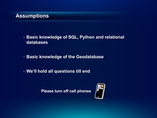 Enterprise geodatabase sql access and administration | PDF