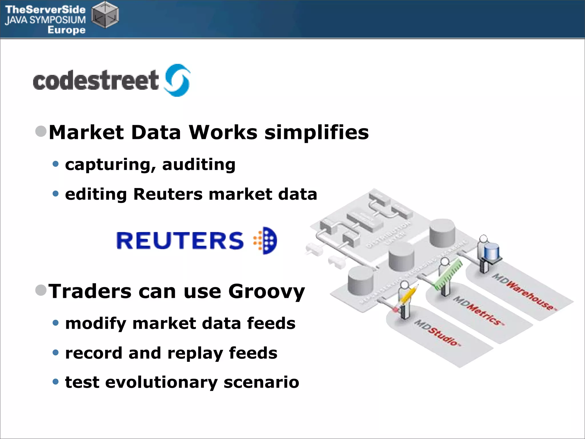 Groovy in the Enterprise - Case Studies - TSSJS Prague 2008 - Guillaume Laforge