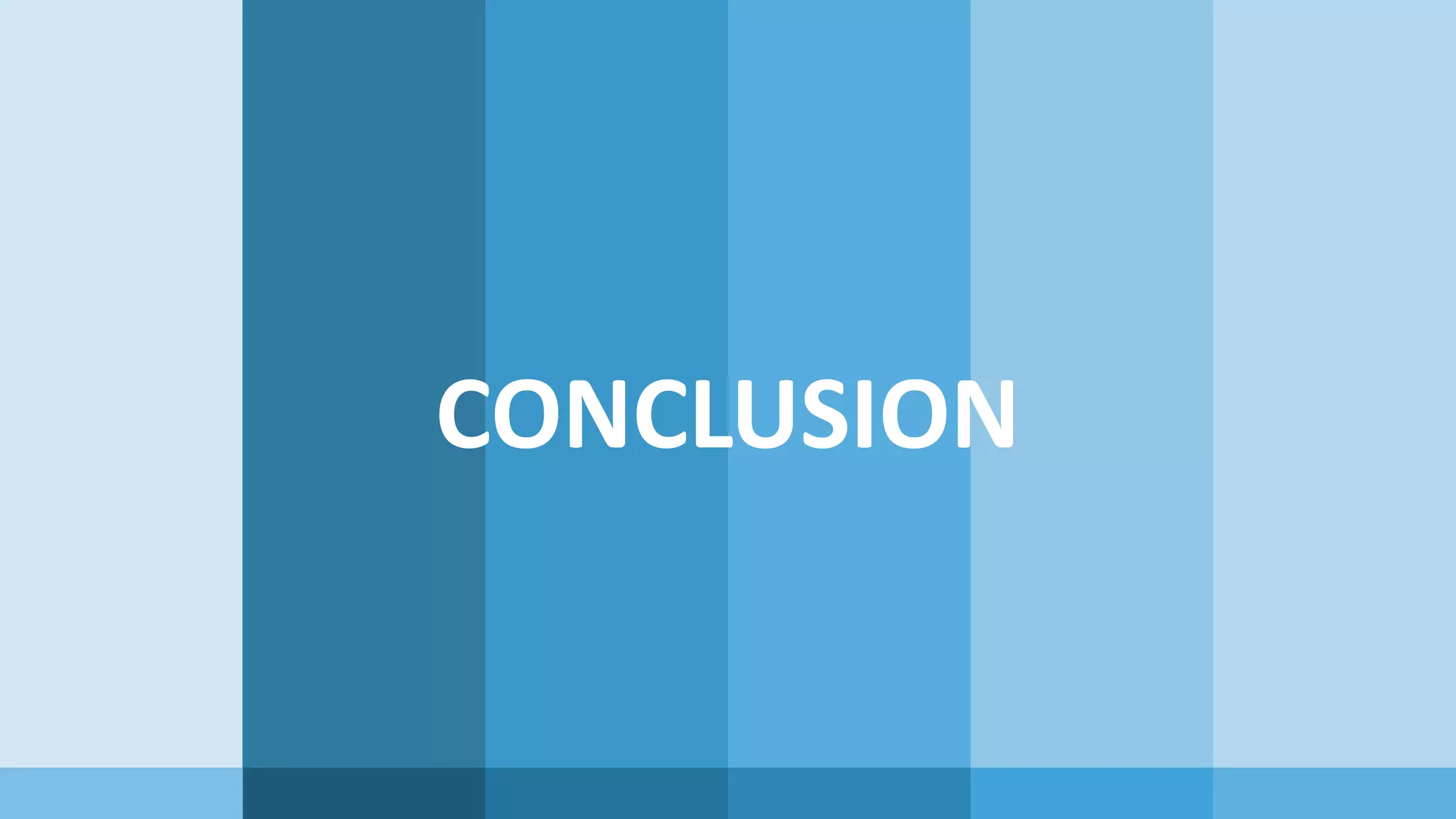 CONCLUSION 