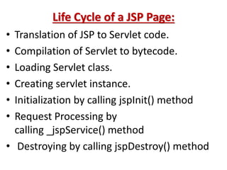 Enterprise java unit-3_chapter-1-jsp | PDF