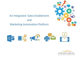 An Integrated Sales Enablement 
and 
Marketing Automation Platform 
 