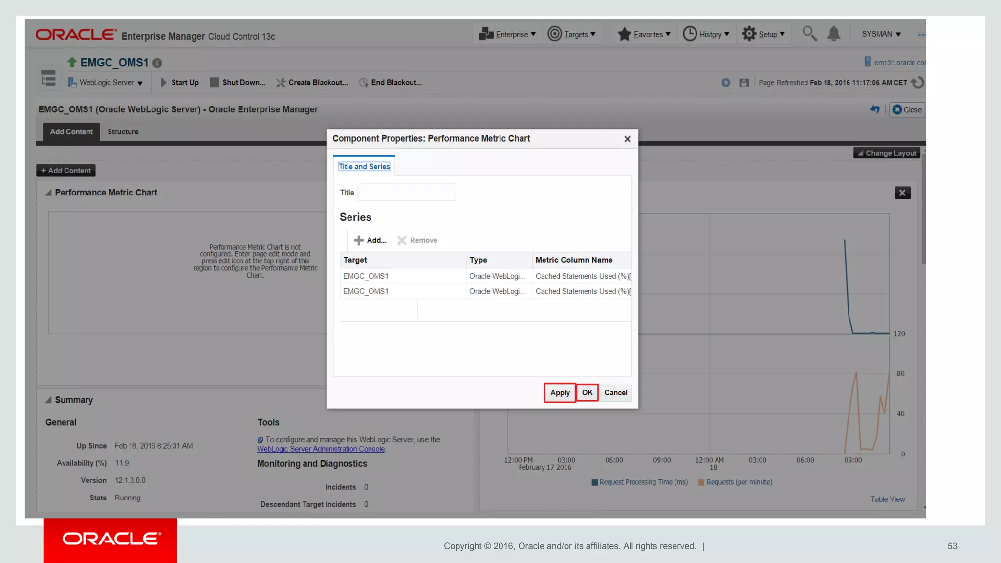 Copyright © 2016, Oracle and/or its affiliates. All rights reserved. | 53
 