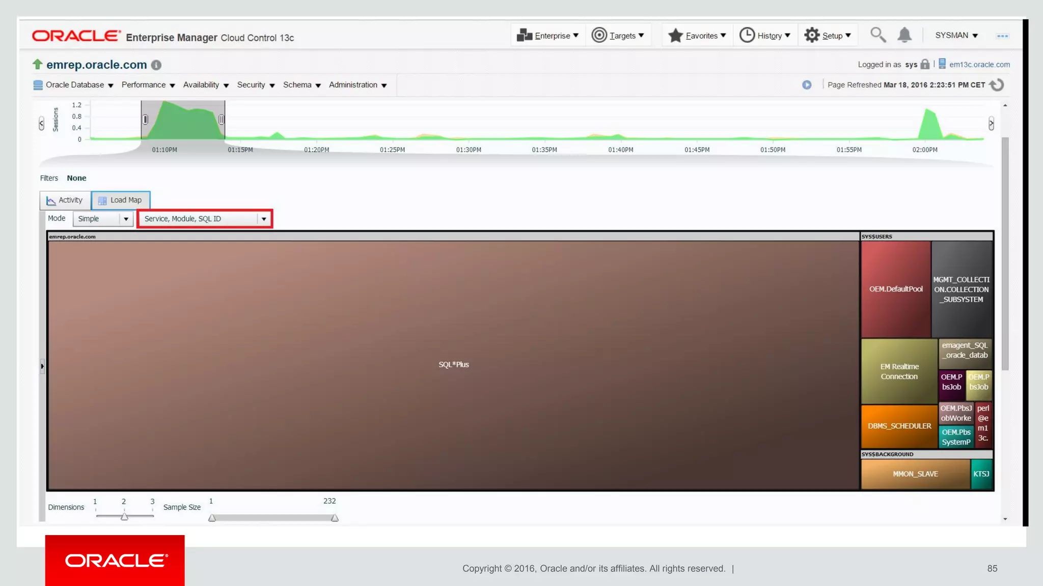 Copyright © 2016, Oracle and/or its affiliates. All rights reserved. | 85
 