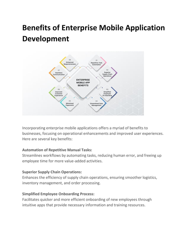 Enterprise Mobile Application Development How to Build App | PDF