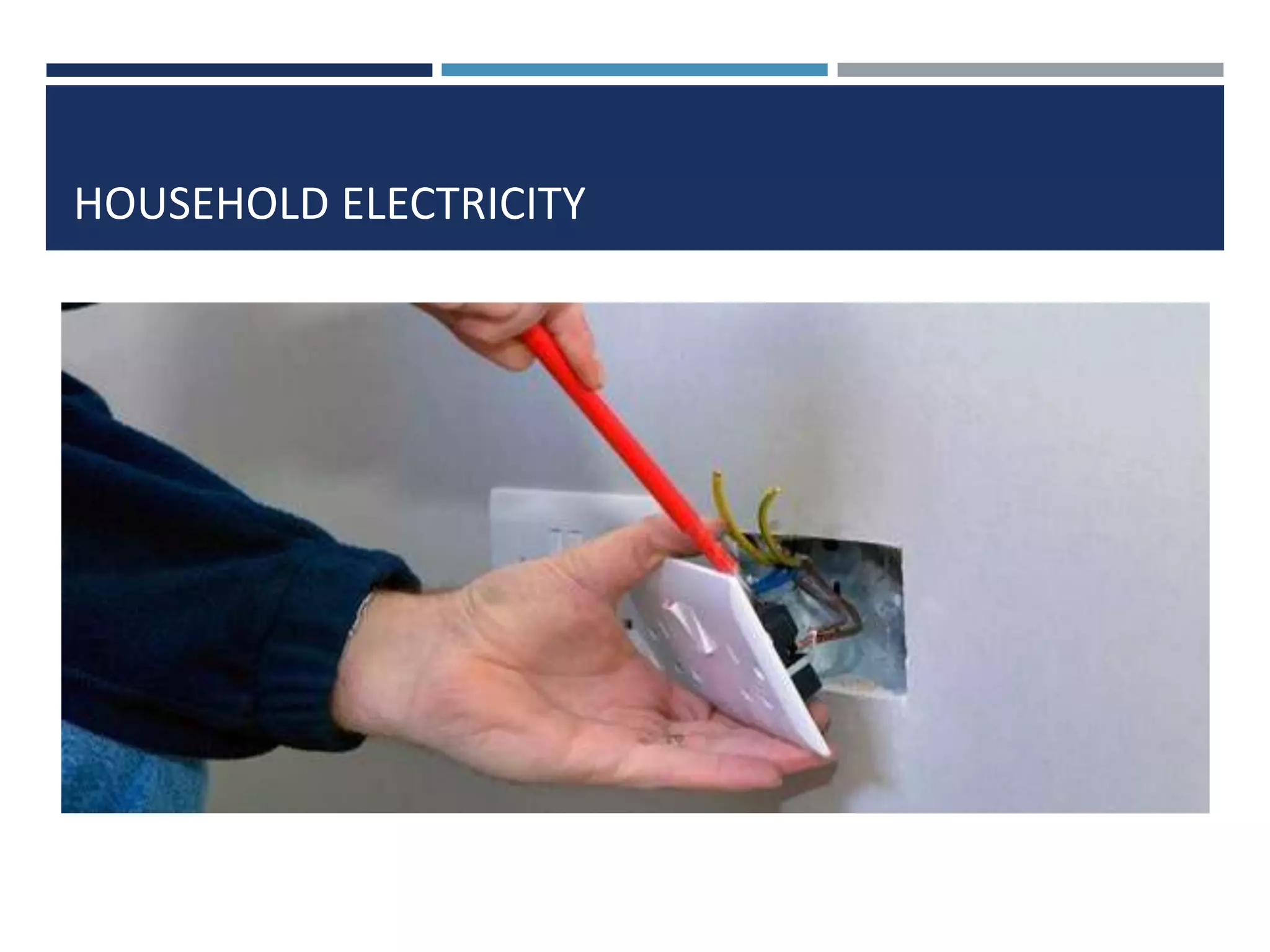HOUSEHOLD ELECTRICITY

 