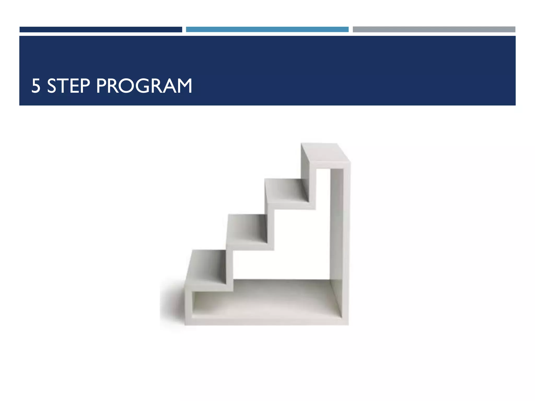 5 STEP PROGRAM

 