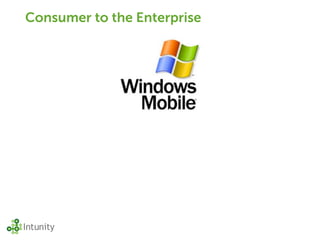 Consumer to the Enterprise
 
