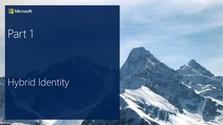 Part 1
Hybrid Identity
 