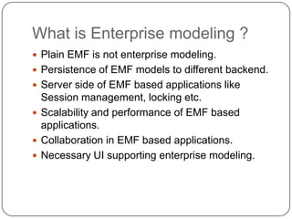 Enterprise modeling | PPTX