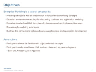Enterprise Modeling Tutorial | PPTX