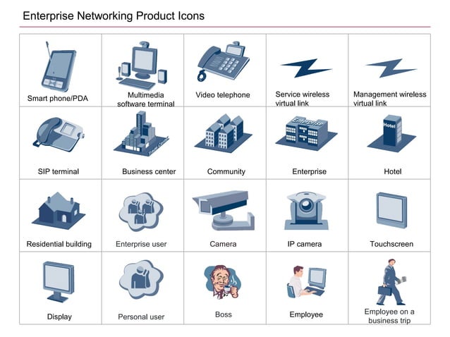 Huawei Enterprise networking product icons | PPT