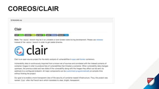 COREOS/CLAIR
 