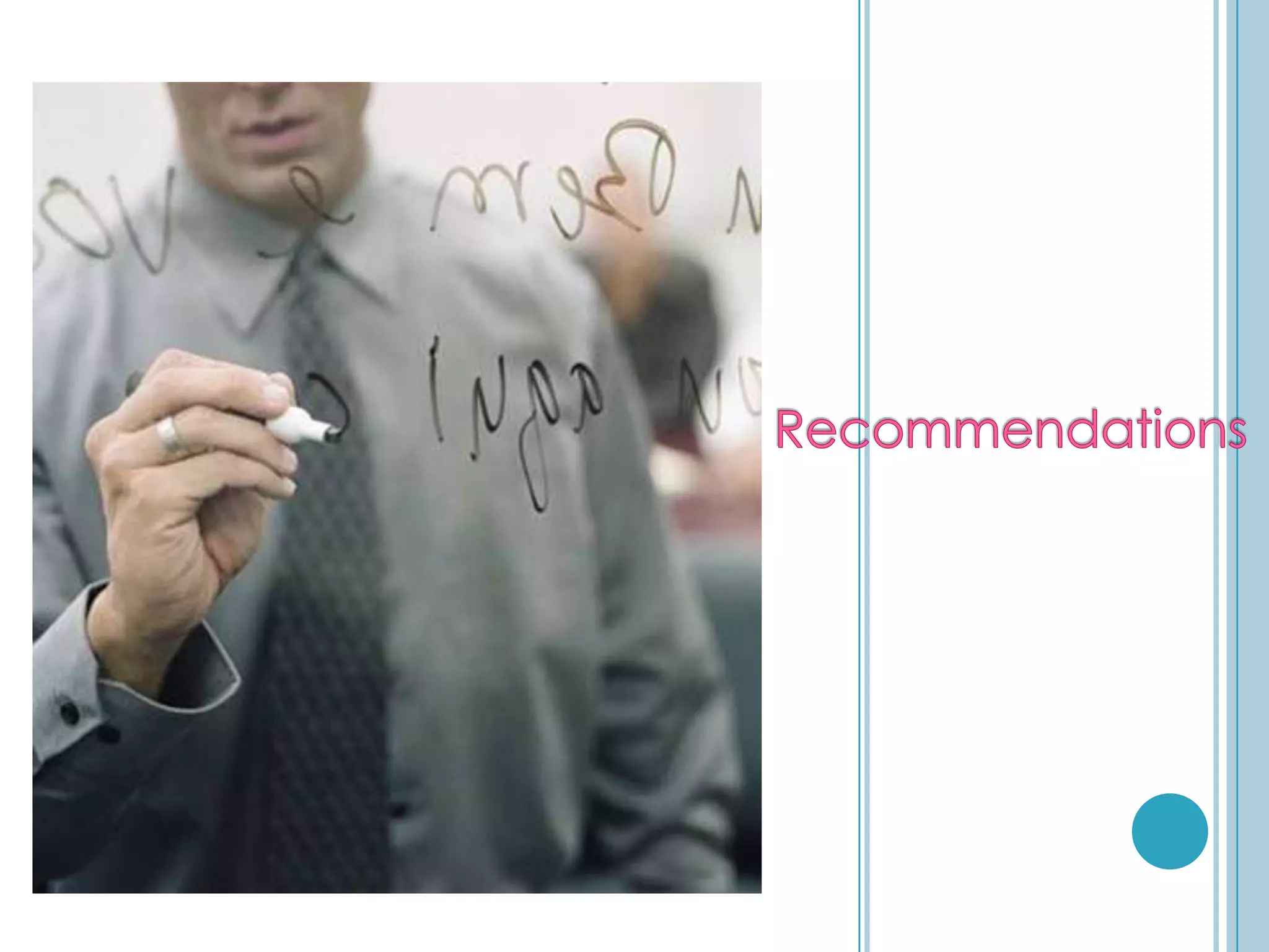 Database view of the KPIs