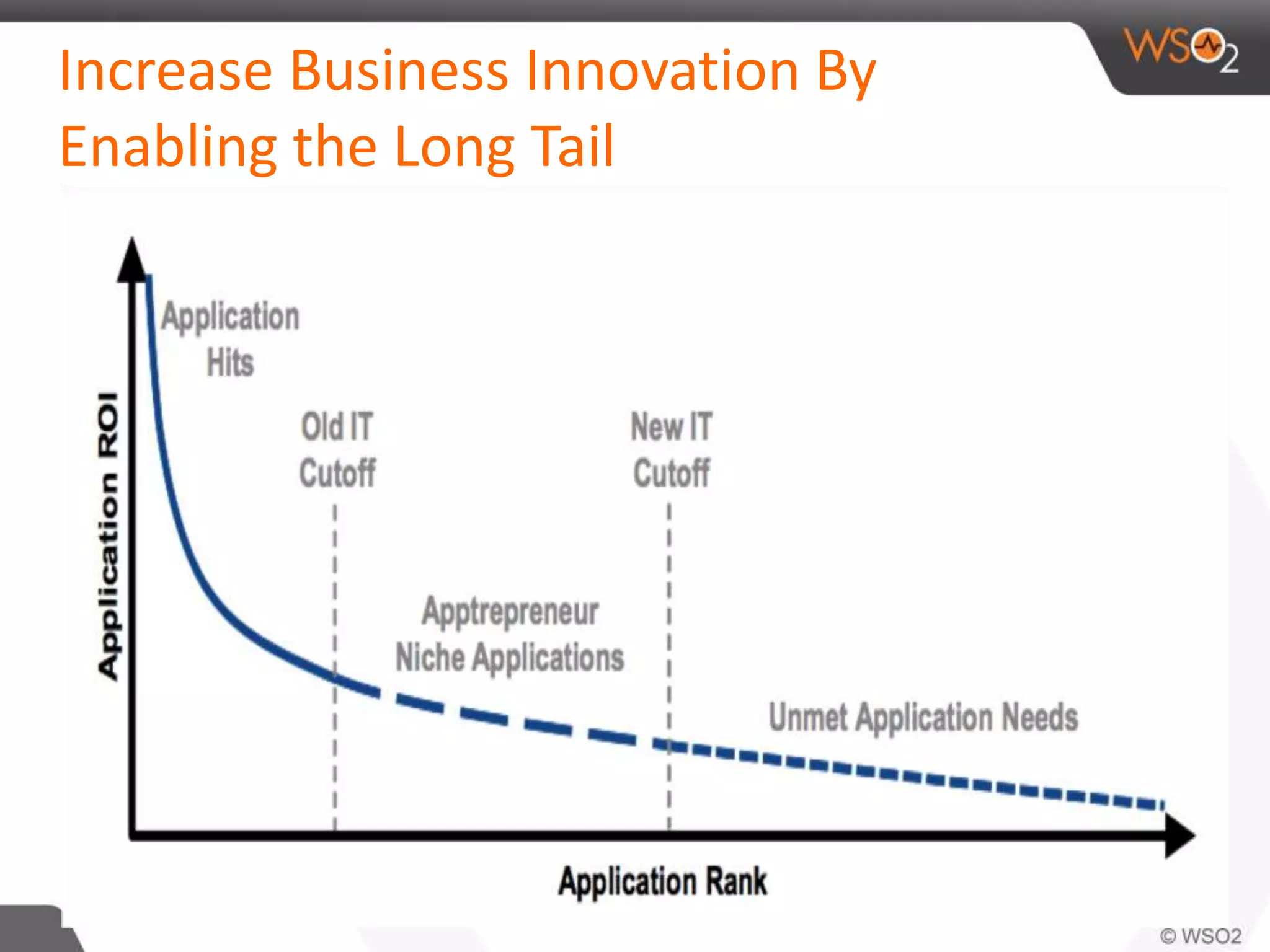 Increase Business Innovation By 
Enabling the Long Tail 
 