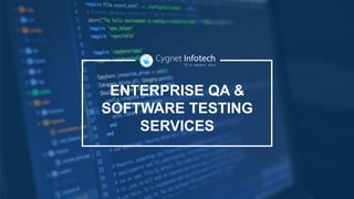 Enterprise QA and Application Testing Services | PDF