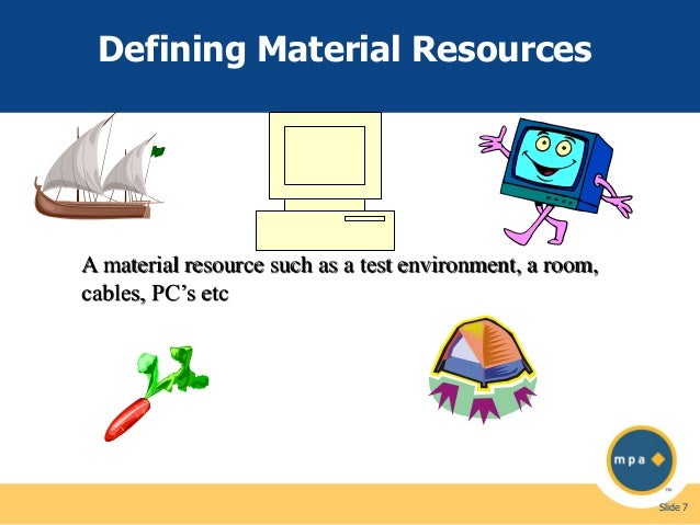 enterprise resource management using ms project server 2007 material resources