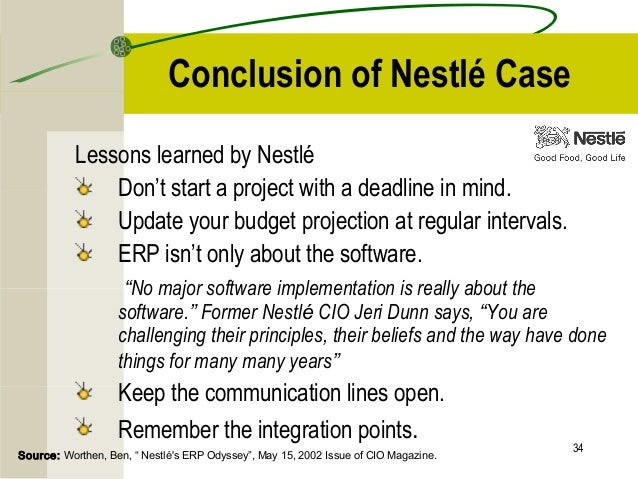 Case study helper nestle