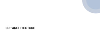ERP ARCHITECTURE
 