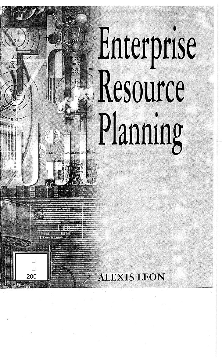Enterprise Resource Planning By Alexis Leon 2nd Edition Pdf