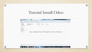 Enterprise resources planning odoo | PPTX