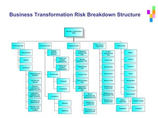 Transformation Risk Enterprise Risk Management Framework | PDF