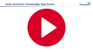 Sales Assistant: Knowledge App Demo
 