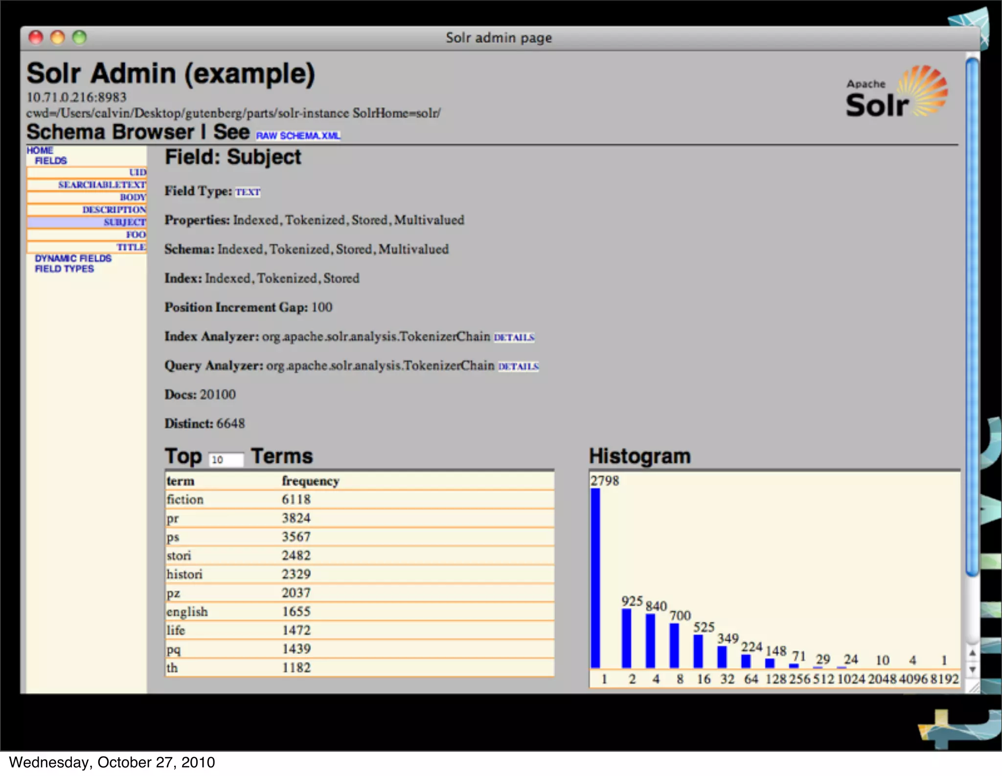 PLONE CONFERENCE 2010
Wednesday, October 27, 2010
 