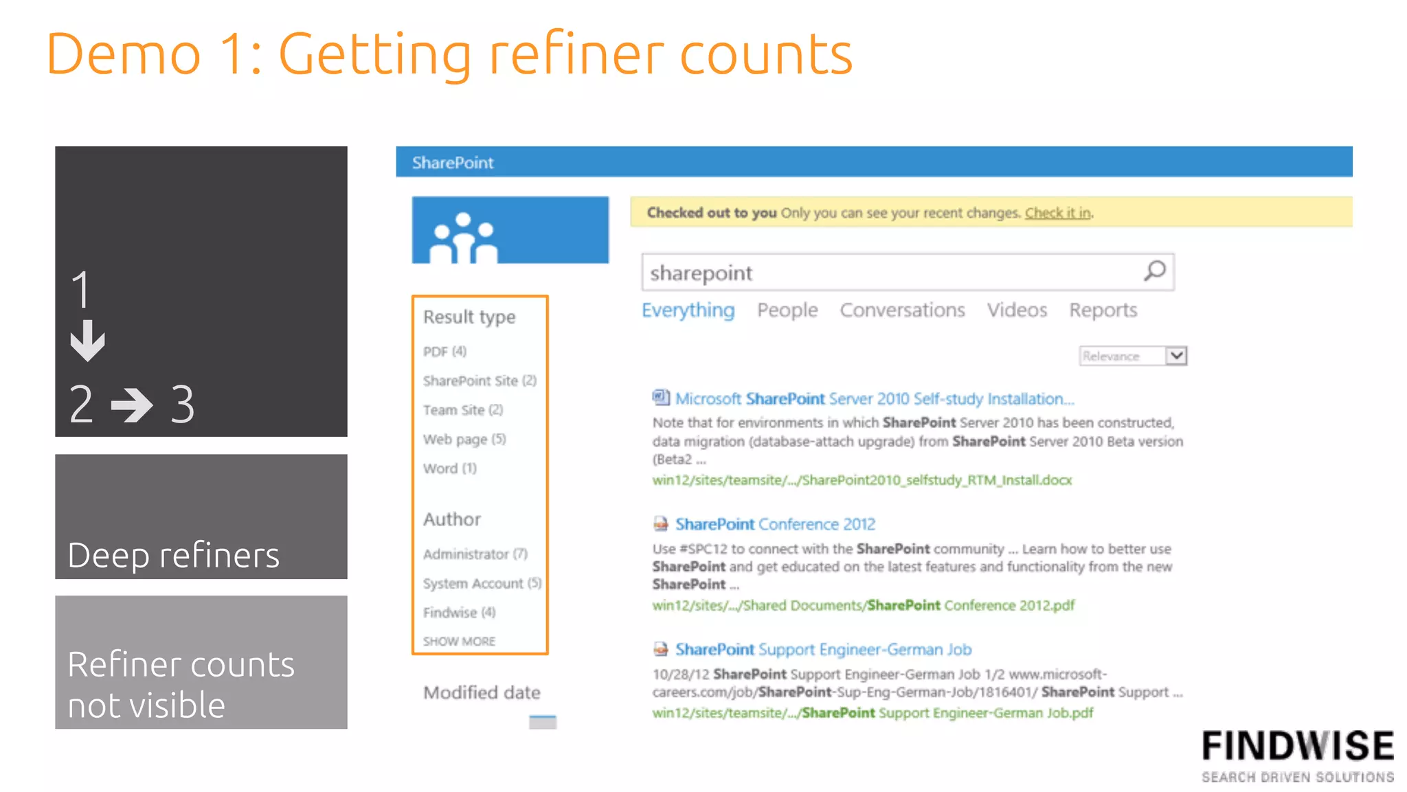Demo 1: Getting re!ner counts


1
!
2"3

Deep re!ners


Re!ner counts
not visible
 