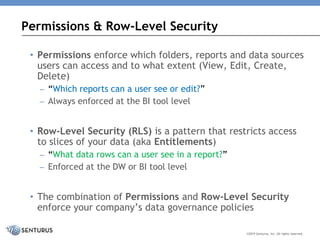 Enterprise Security: Tableau vs. Power BI | PPTX