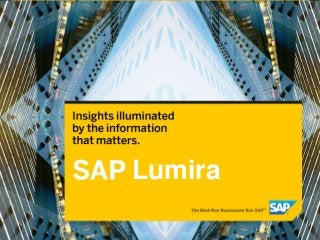 © 2013 SAP AG. All rights reserved. 0
Lumira
 