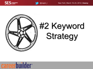 @nagini_i   New York | March 19–23, 2012 | #sesny




#2 Keyword
 Strategy
 