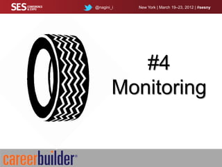 @nagini_i   New York | March 19–23, 2012 | #sesny




           #4
        Monitoring
 