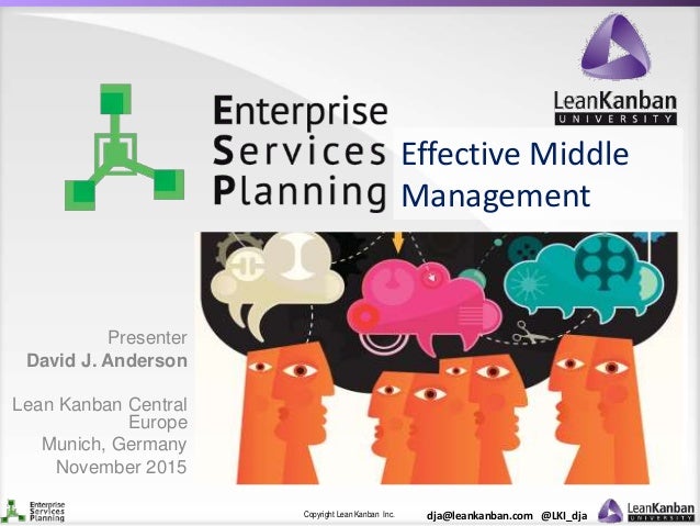 Enterprise Services Planning Effective Middle Management
