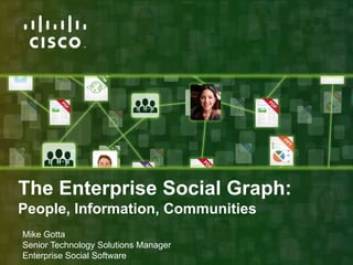 The Enterprise Social Graph: People, Information, Communities Mike Gotta Senior Technology Solutions Manager Enterprise Social Software 