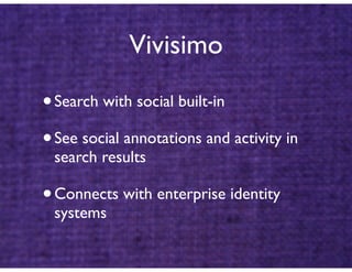 Enterprise Social Search Slide 38