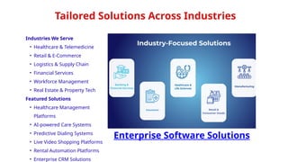 Enterprise Software Solutions: Scalable AI & Cloud Technologies for ...