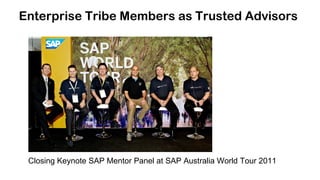 6 Steps to Elevate Your
Enterprise Tribe
1. Analyze Current Community State
2. Find and Engage Top Community
Influencers
3. Secure Executive Buy-In
4. Create E-Tribe Identity + Lifecycle
5. E-Tribes @ Events Program
6. Track, Evaluate, and Report
Successes
9
 