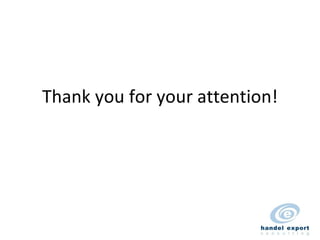 Thank you for your attention! 
