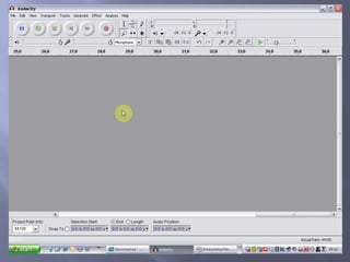    Use of audio files
       Assignment brief
       Tutorials
   PGCEL
   Review of
    equipment
 