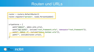 Routen und URLs
29
 