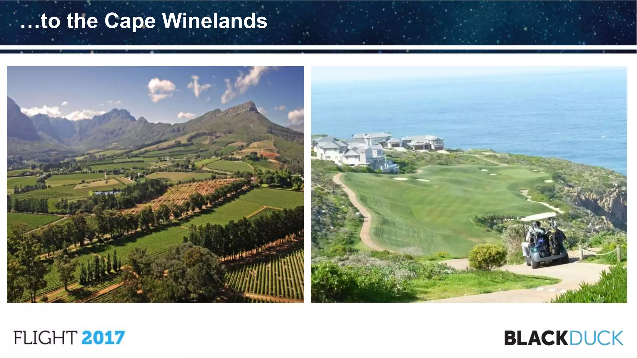…to the Cape Winelands
 
