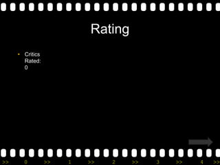 Rating
     • Critics
       Rated:
       0




>>     0         >>   1   >>   2   >>   3   >>   4   >>
 