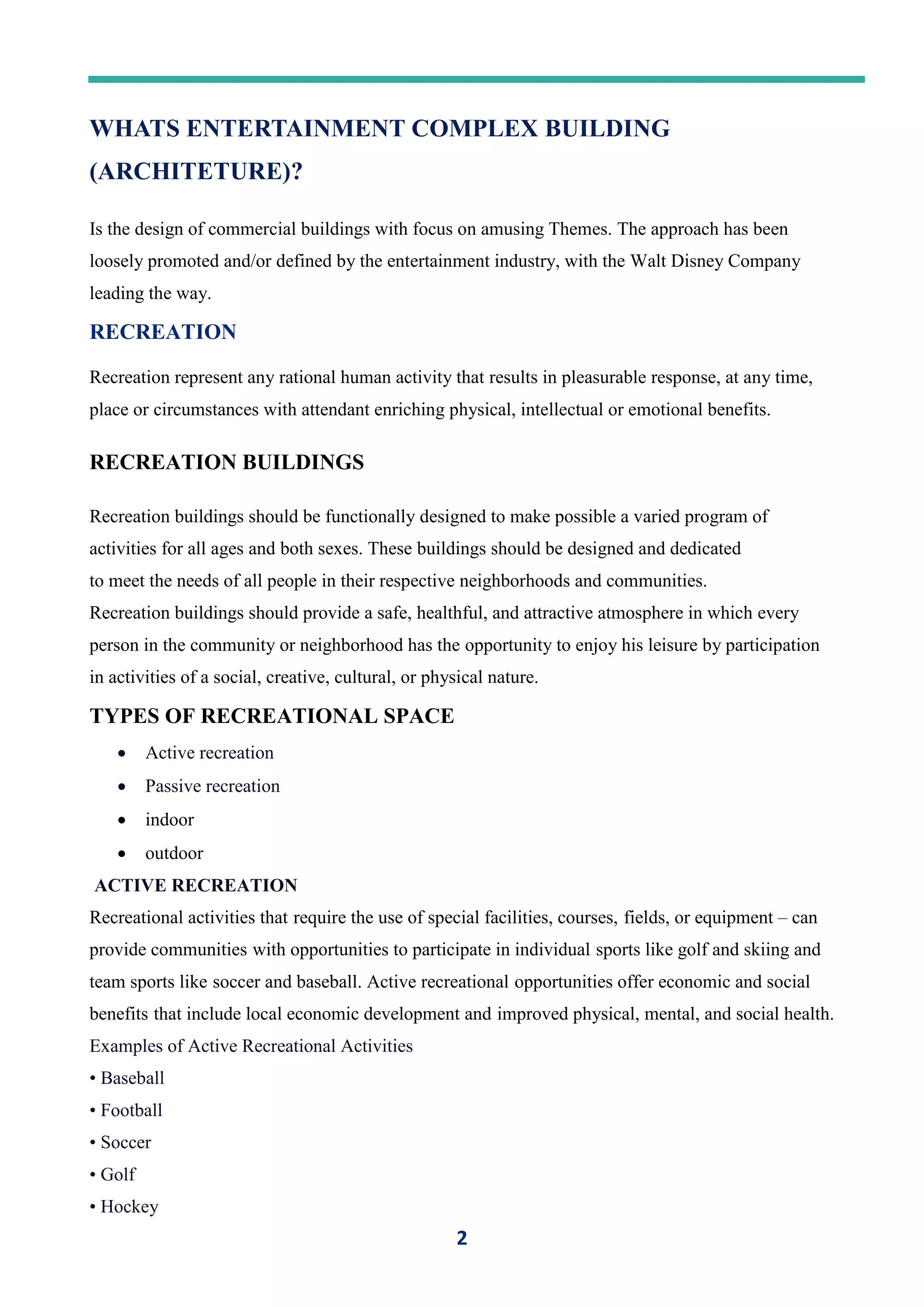 entertainment complex building litrature 2.docx